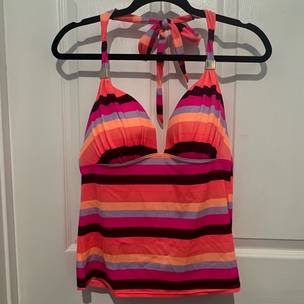 Victoria's Secret Multicolor Striped Tankini top